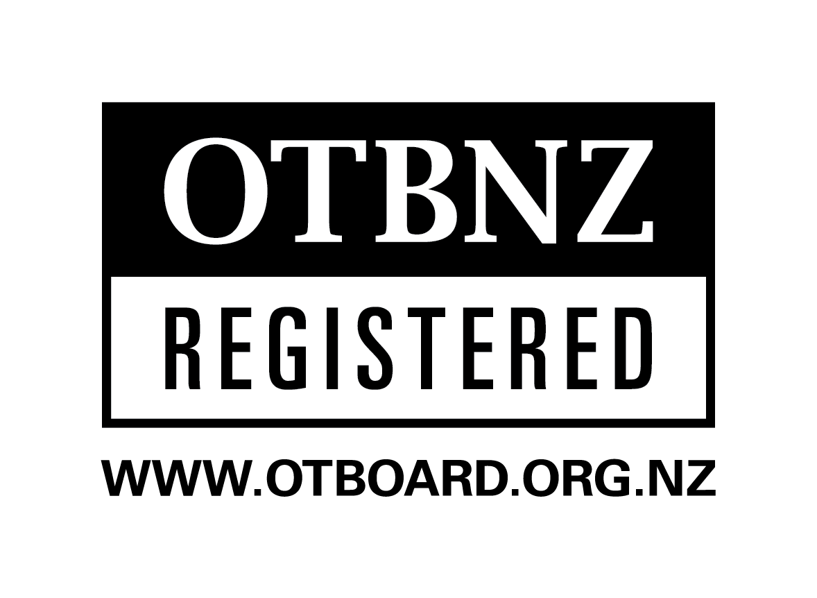 This image is the Occupational Therapy Board of New Zealand logo for those who are registered with the OT Board